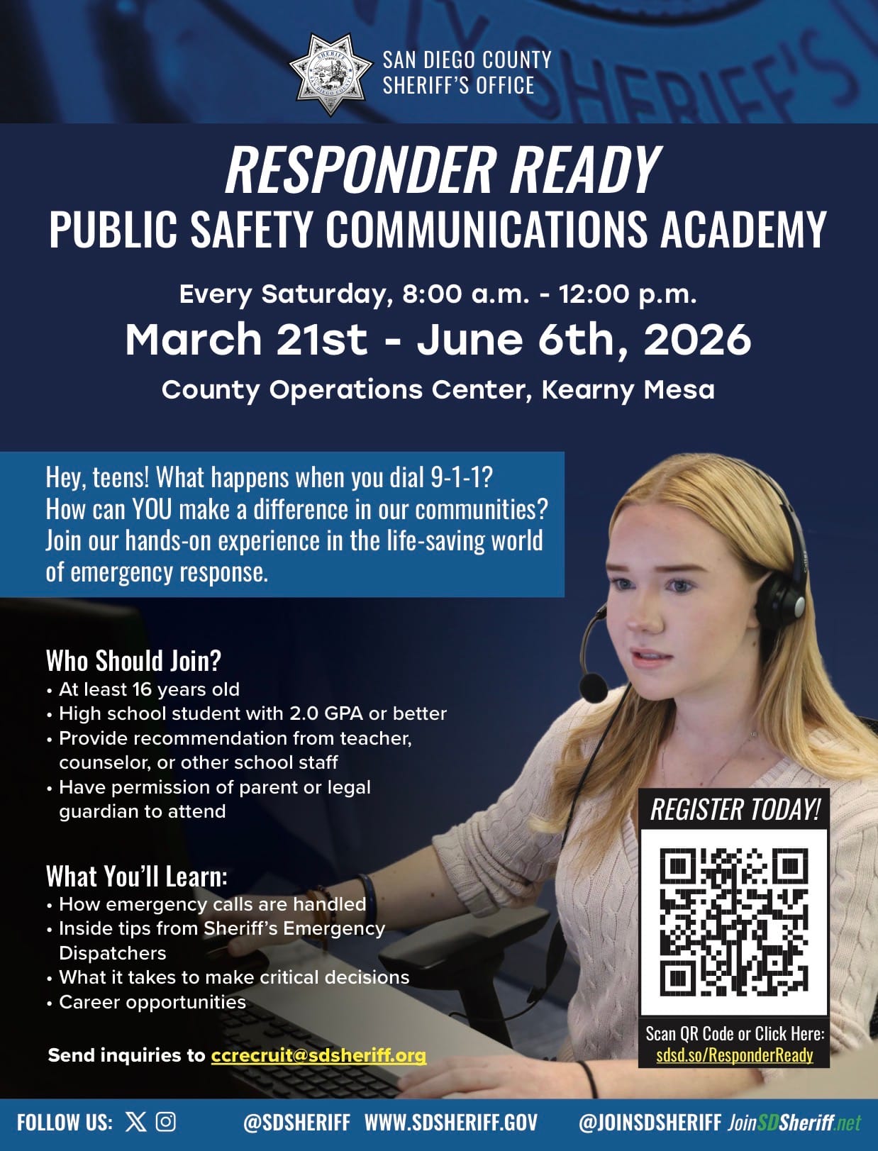 Responder Ready – Public Safety Communications Academy event photo