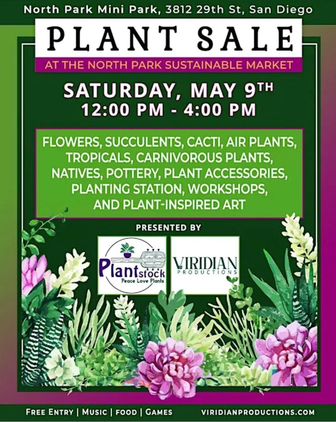 North Park Plant Sale