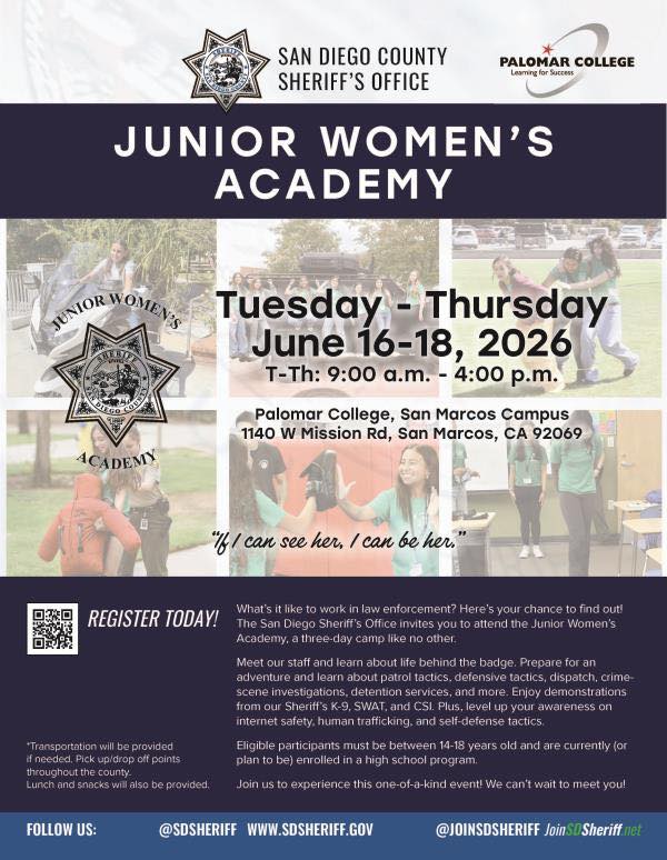 Junior Women’s Academy – Palomar College event photo