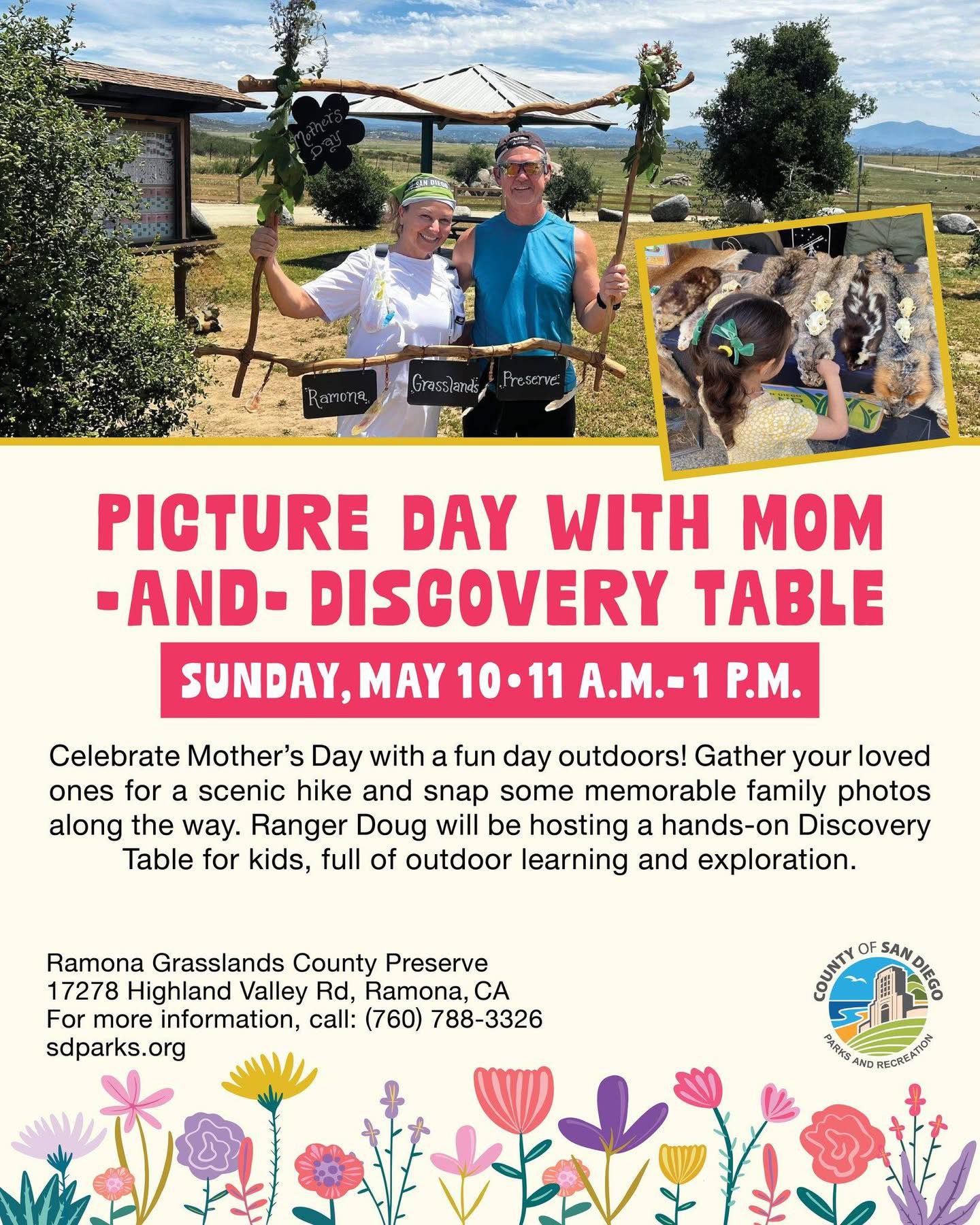 Picture Day with Mom and Nature Discovery Table